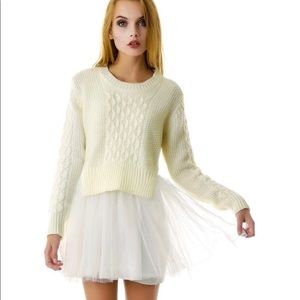 UNIF Nasty Gal Chloe Sweater Dress RARE